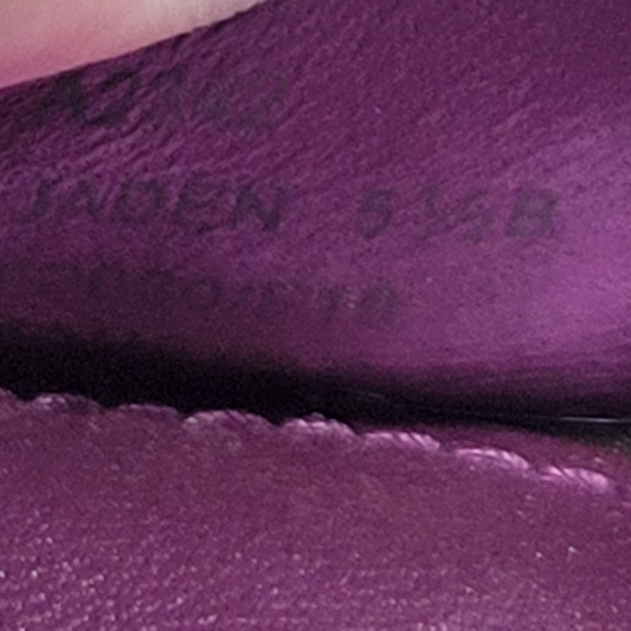 Coach Poppy Jaden Brown Wedge Open Peep Toe Pumps Shoes Sz 5.5 B - Picture 8 of 12